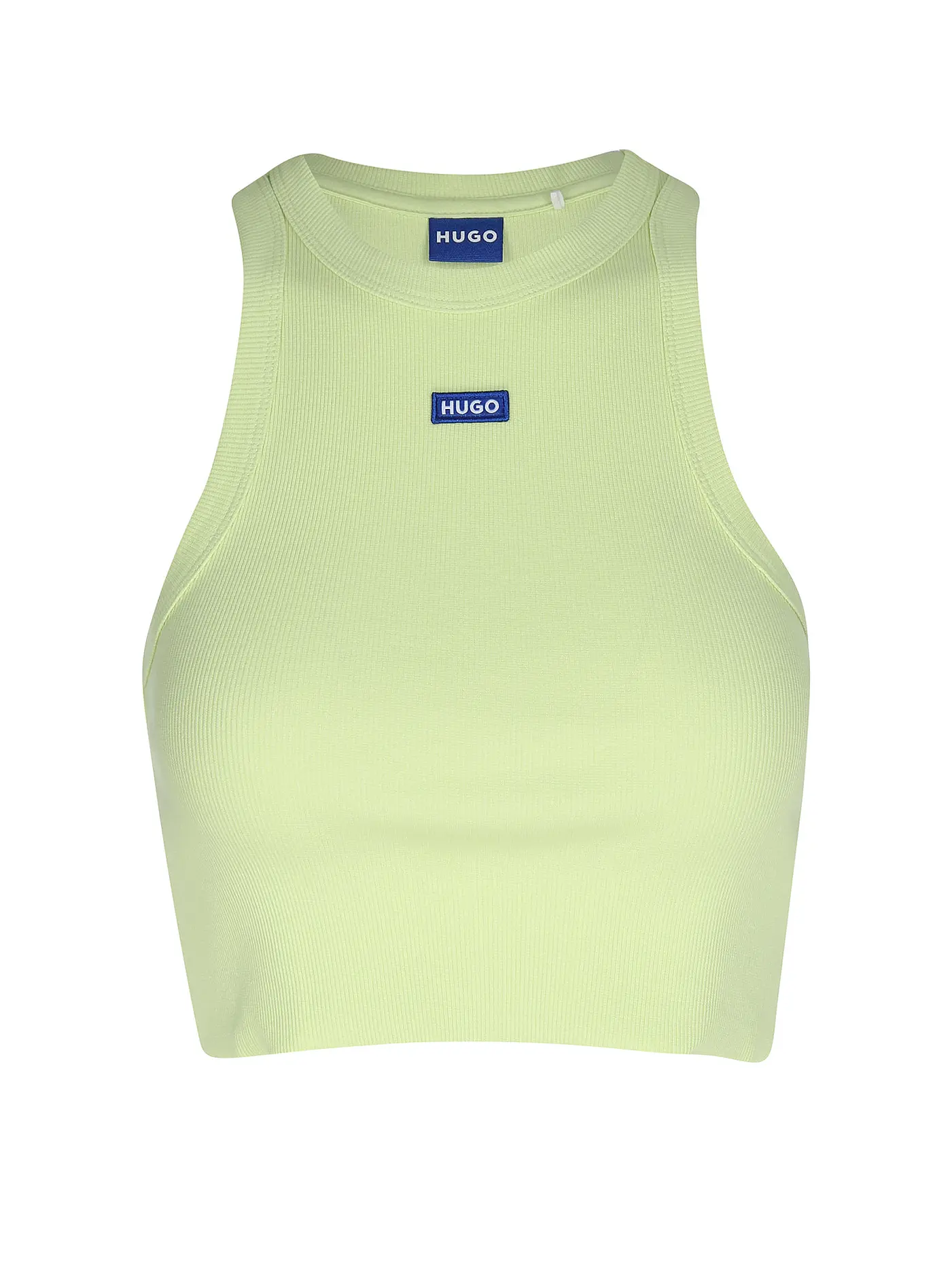 HUGO | Top Cropped Fit  | hellgrün
