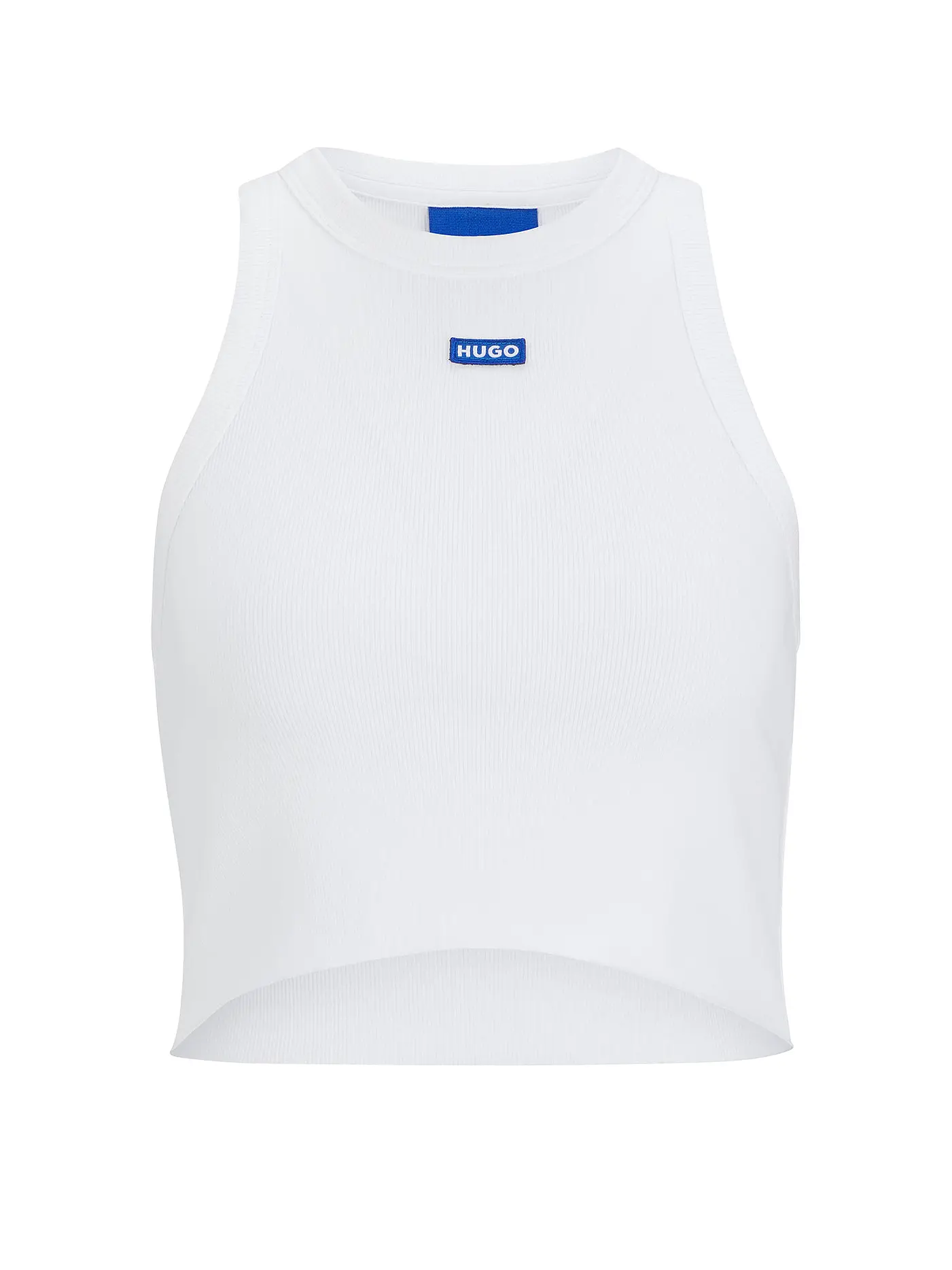 HUGO | Top Cropped Fit  | weiss