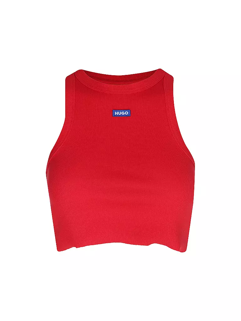HUGO | Top Cropped Fit  | rot
