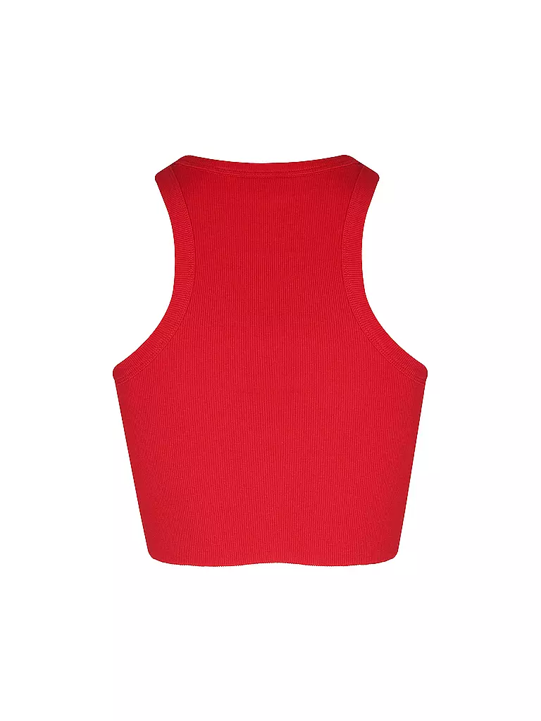HUGO | Top Cropped Fit  | rot