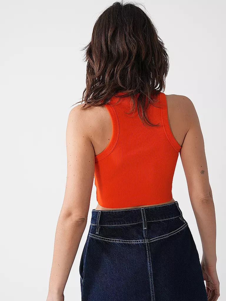 HUGO | Top Cropped Fit  | orange