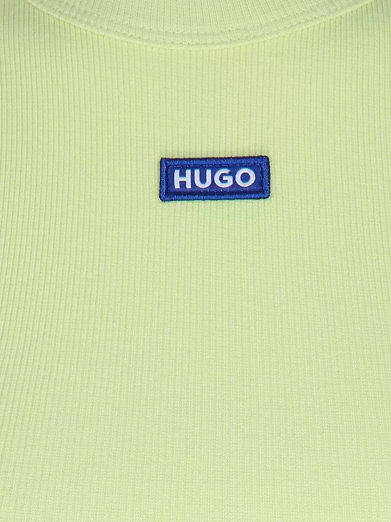 HUGO | Top Cropped Fit  | hellgrün