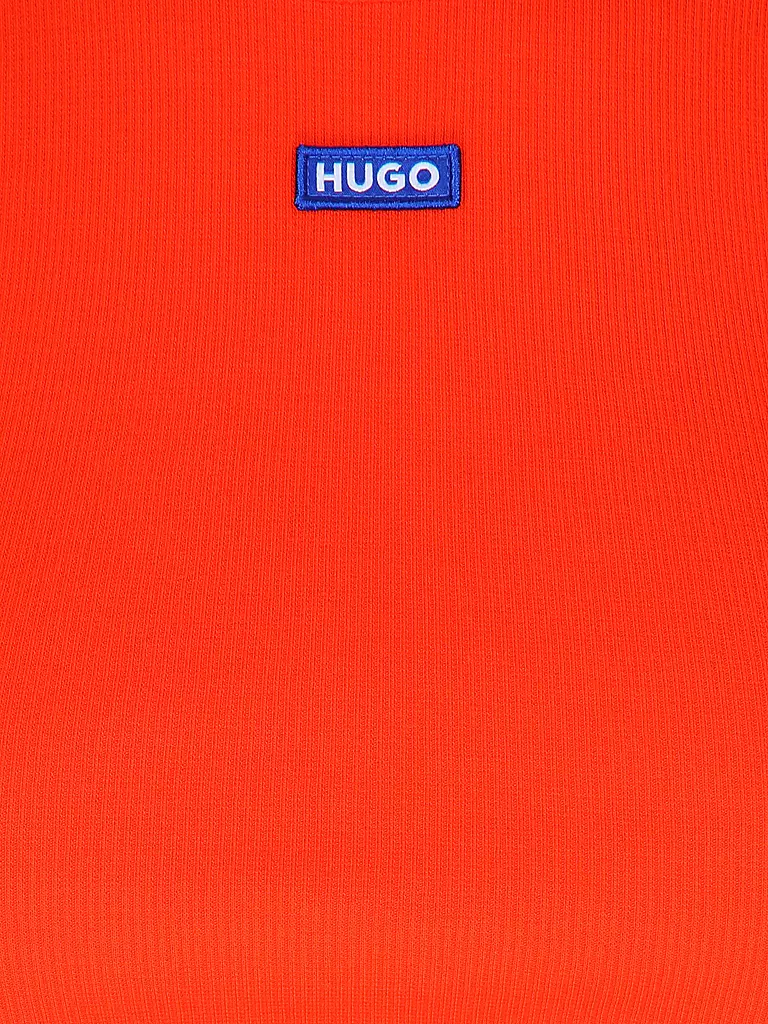 HUGO | Top Cropped Fit | hellgrün