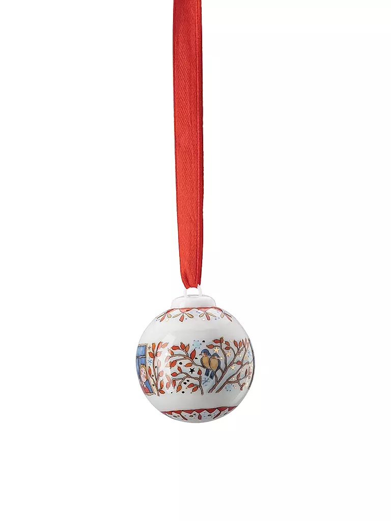 HUTSCHENREUTHER | Collector's Items Christmas Am Fenster Porzellan Minikugel | bunt