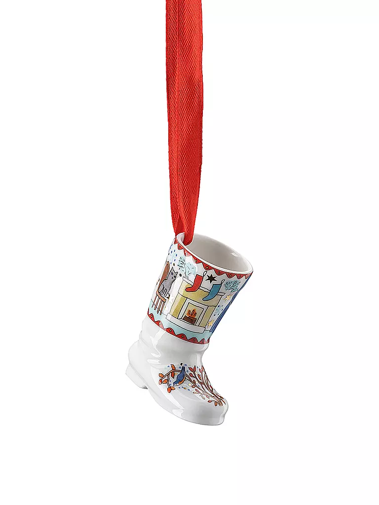 HUTSCHENREUTHER | Collector's Items Christmas Vorfreude Porzellan-Ministiefel | bunt