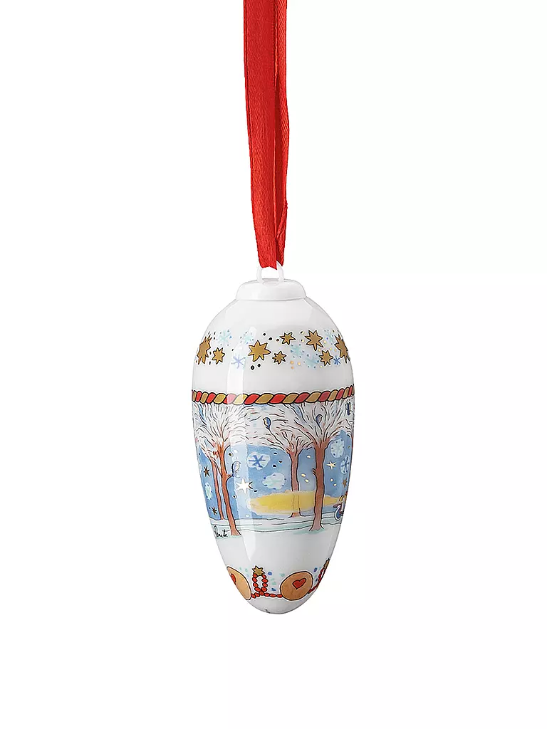HUTSCHENREUTHER | Collector's Items Christmas Weihnachtszapfen 22 Porzellanzapfen | bunt
