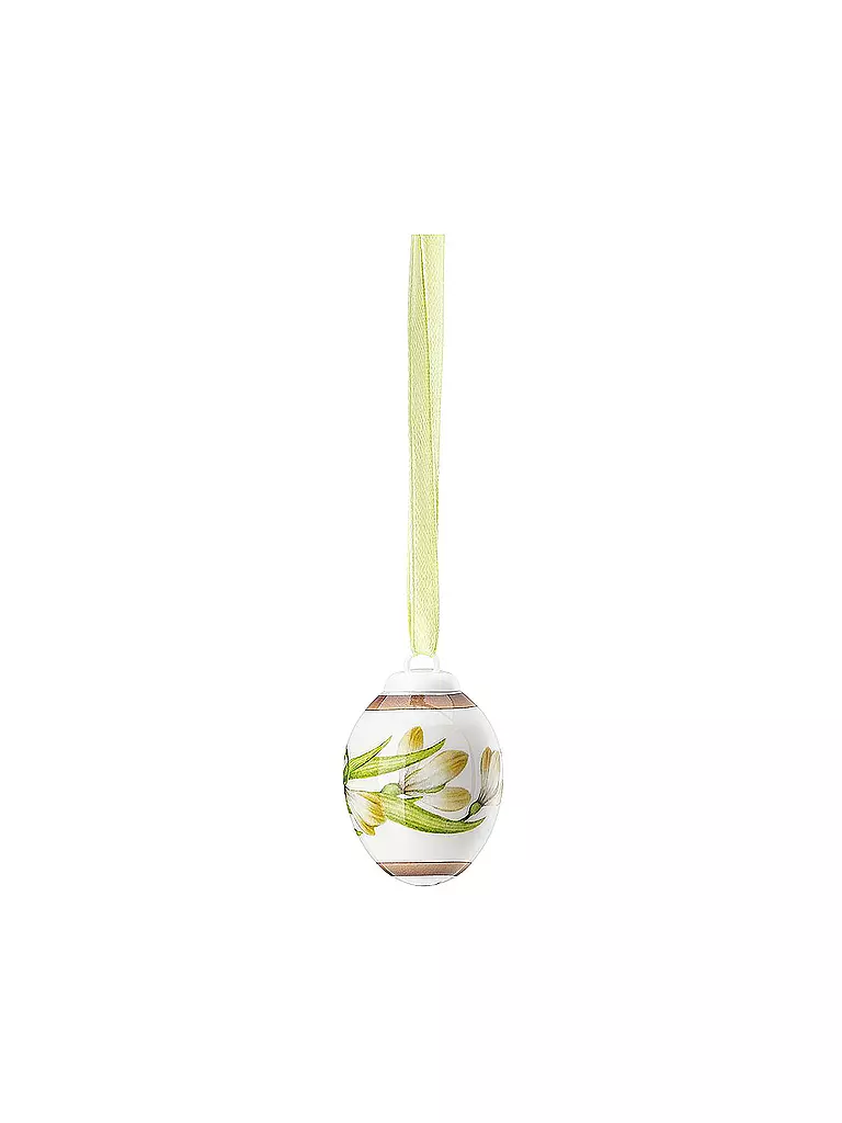 HUTSCHENREUTHER | Porzellan Mini Eier 5cm Schneeglöckchen | bunt