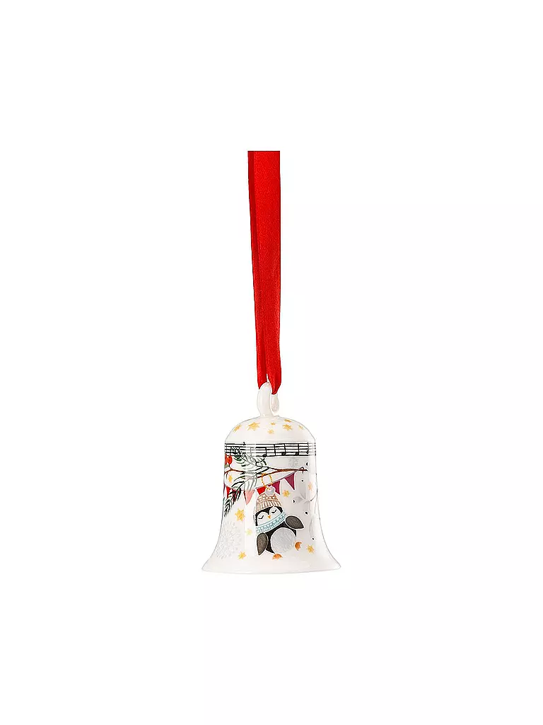 HUTSCHENREUTHER | Weihnachts-Porzellanglocke "Schneeflöckchen" 2019 | bunt