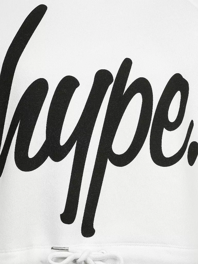 HYPE | Kapuzensweater - Hoodie Cropped-Fit | weiß