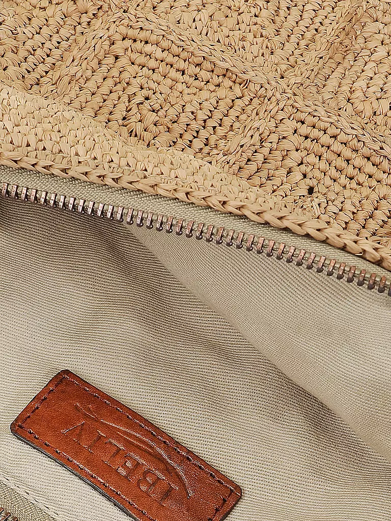 IBELIV | Strohtasche - Clutch TANALA | beige