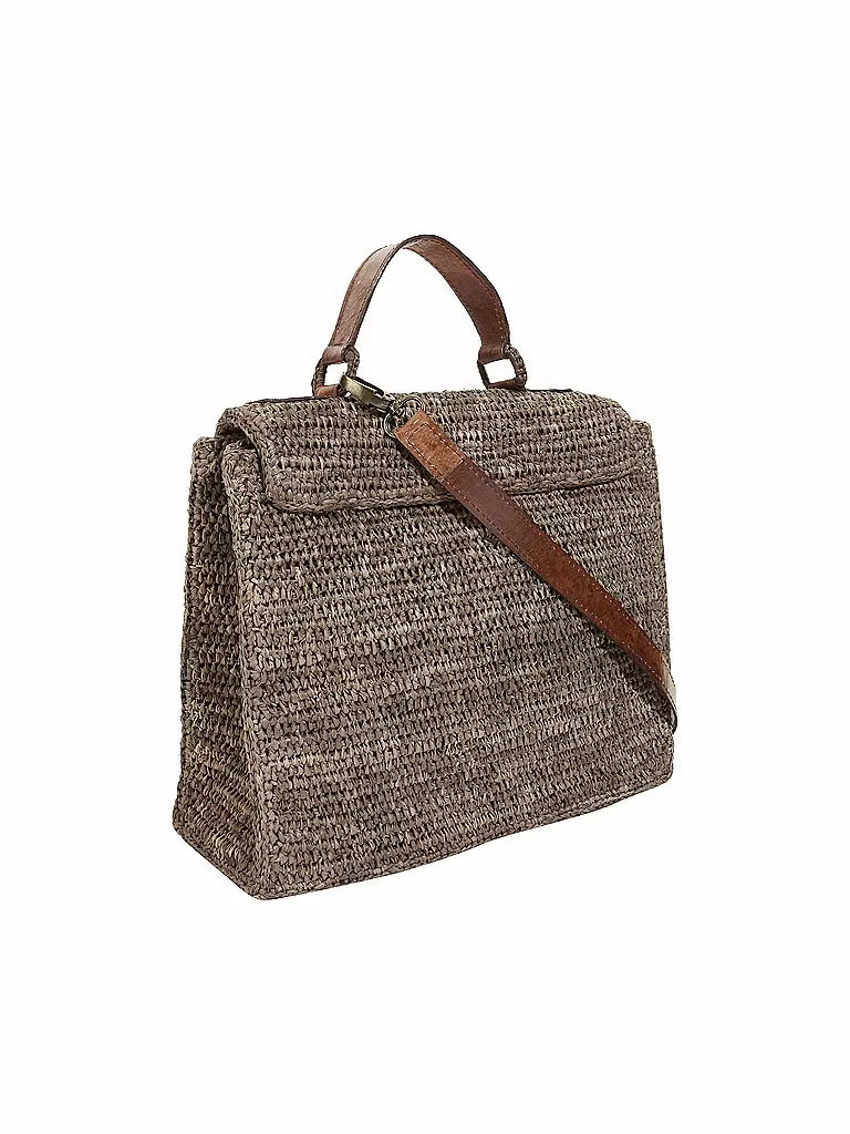 IBELIV | Strohtasche - Henkeltasche Kalo Laniere | beige