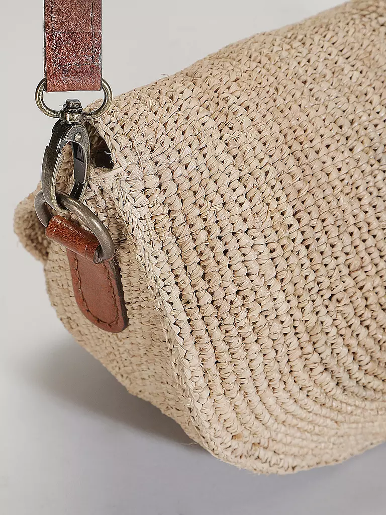 IBELIV | Strohtasche - Mini Bag TIAKO | orange