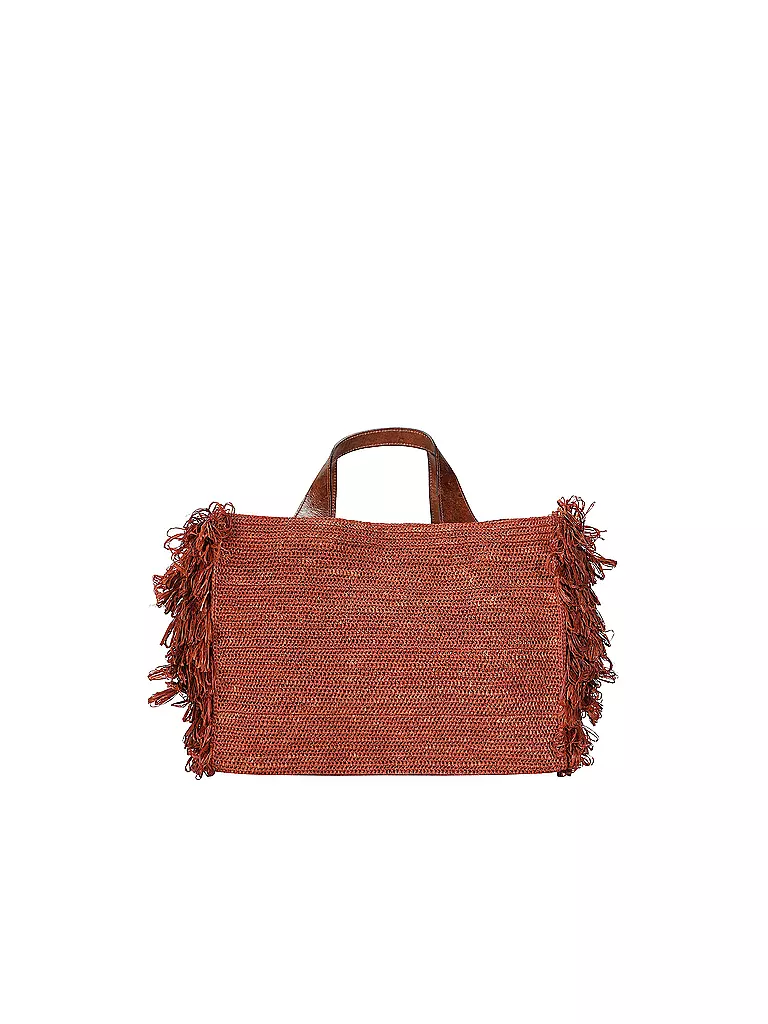 IBELIV | Strohtasche - Shopper ONJA | rot