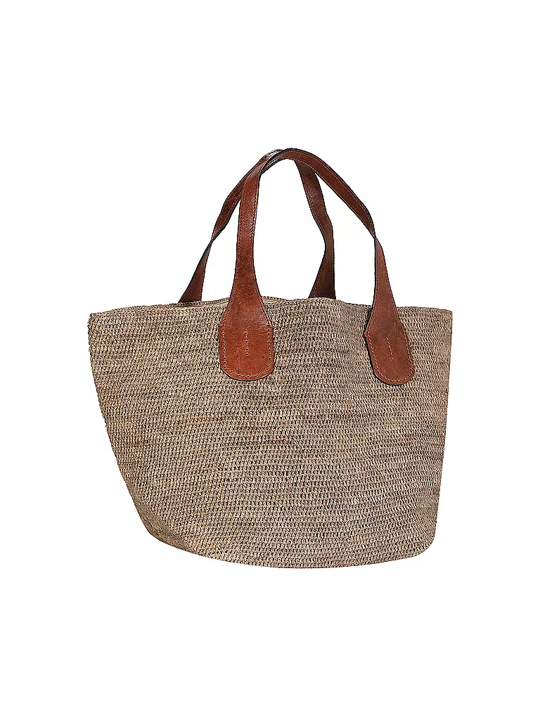 IBELIV | Strohtasche - Shopper TOKYO II | gelb