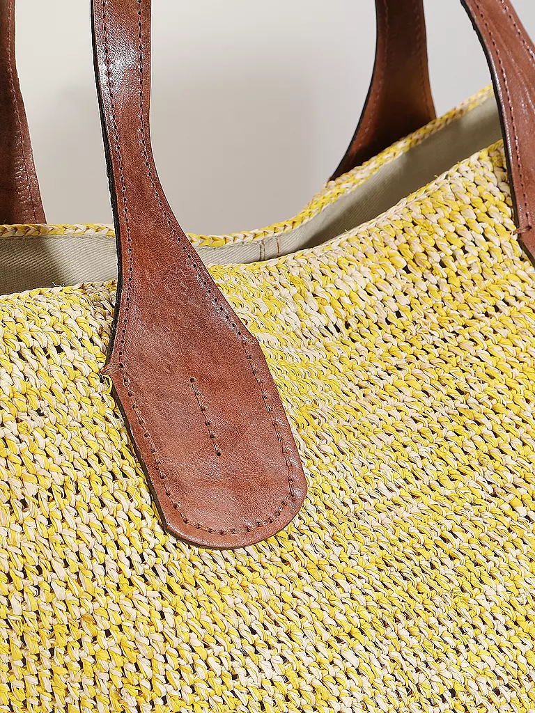 IBELIV | Strohtasche - Shopper TOKYO II | braun