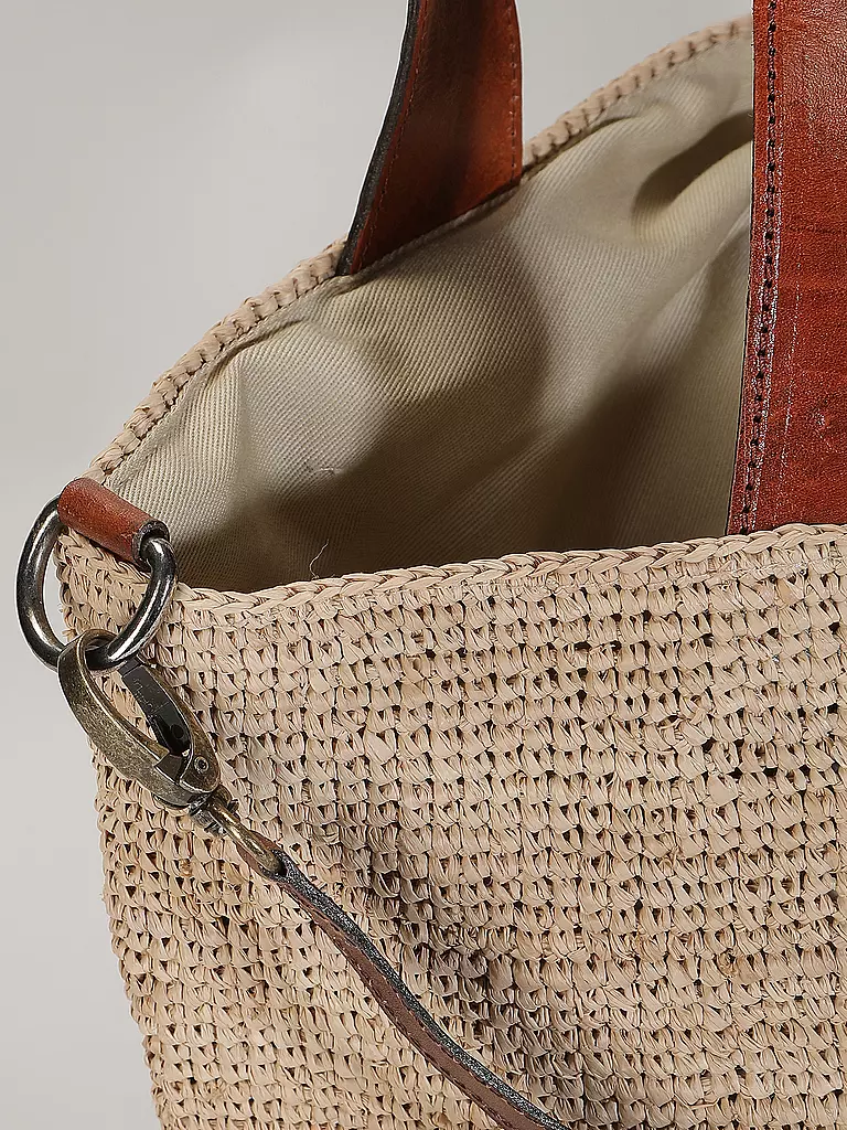 IBELIV | Strohtasche - Umhängetasche MIROZY | braun