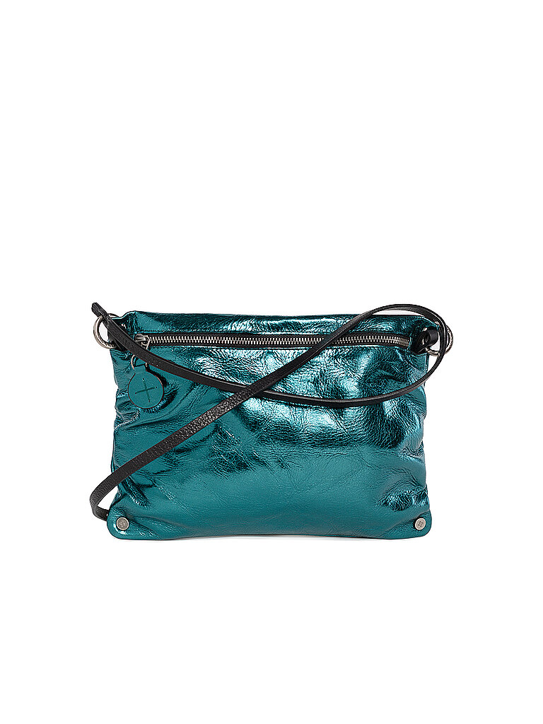 INA KENT Ledertasche - Umhängetasche MOONLIT ed.1 petrol