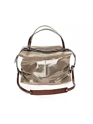 INA KENT | Ledertasche - Henkeltasche DELA EDEN ED. 1 | silber
