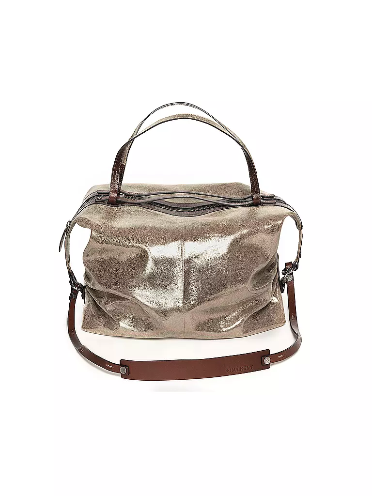 INA KENT | Ledertasche - Henkeltasche DELA EDEN ED. 1 | grau