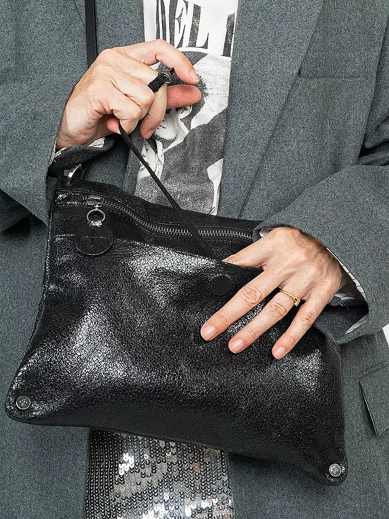 INA KENT | Ledertasche - Mini Bag MOONSTRUCK ed.2 | grau