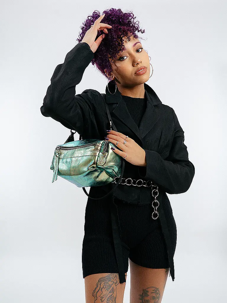 INA KENT | Ledertasche - Schultertasche ROXIE Ed.1 | Bunt