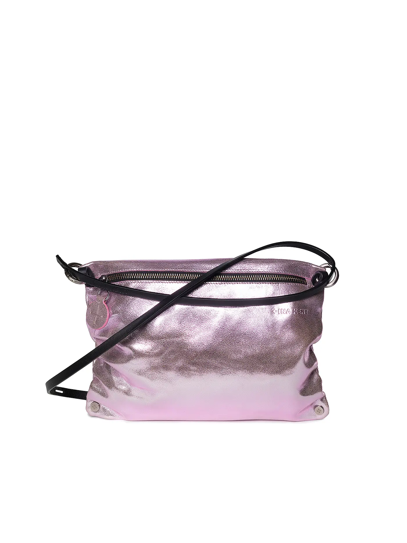 INA KENT | Ledertasche - Umhängetasche MOONLIT Ed. 1 | rosa