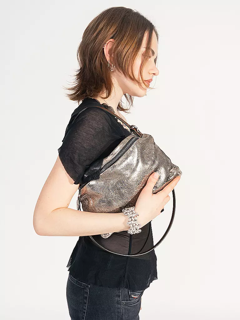 INA KENT | Ledertasche - Umhängetasche MOONLIT Ed. 1 | gold