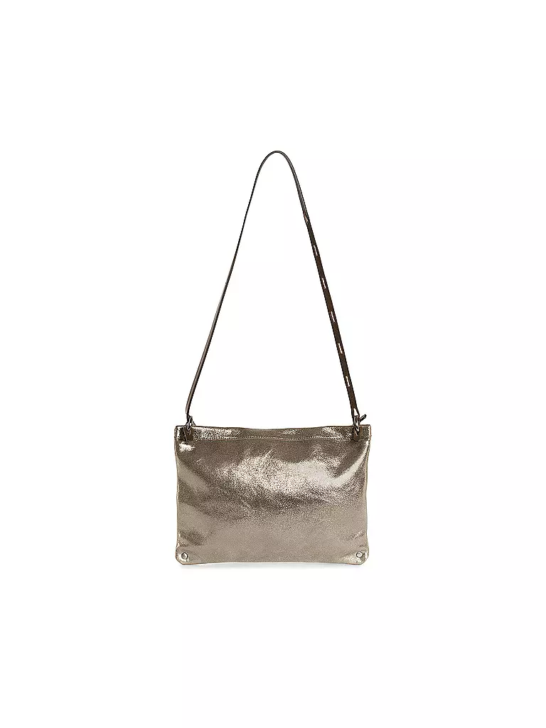 INA KENT | Ledertasche - Umhängetasche MOONLIT ed.2 | silber