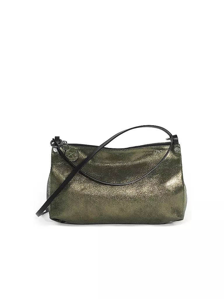 INA KENT | Ledertasche - Umhängetasche ORNAMENT Ed. 2 | olive