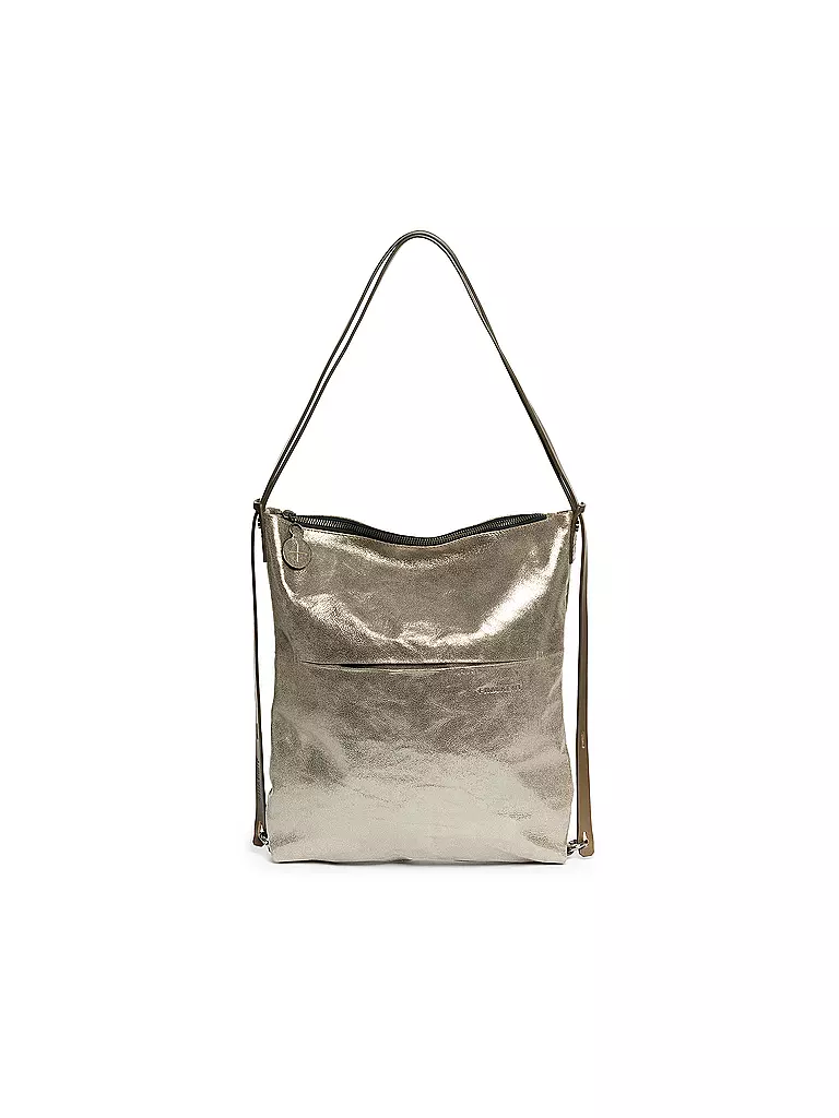INA KENT | Ledertasche - Umhängetasche SHER ED. 1 | silber