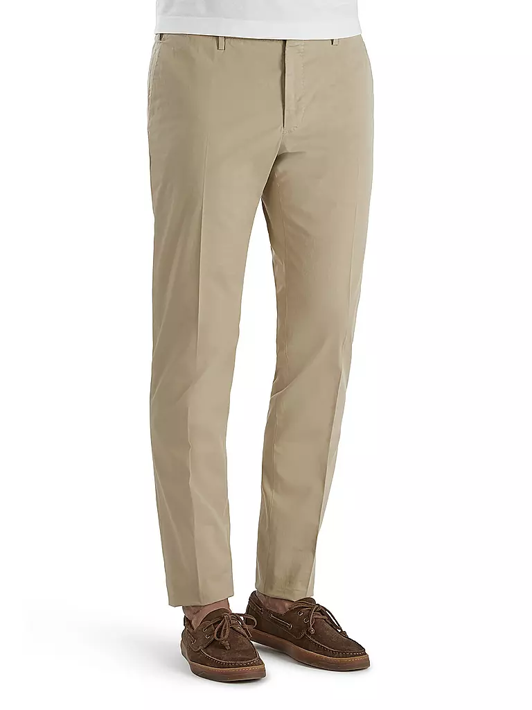 INCOTEX | Chino Slim Fit  | hellbraun