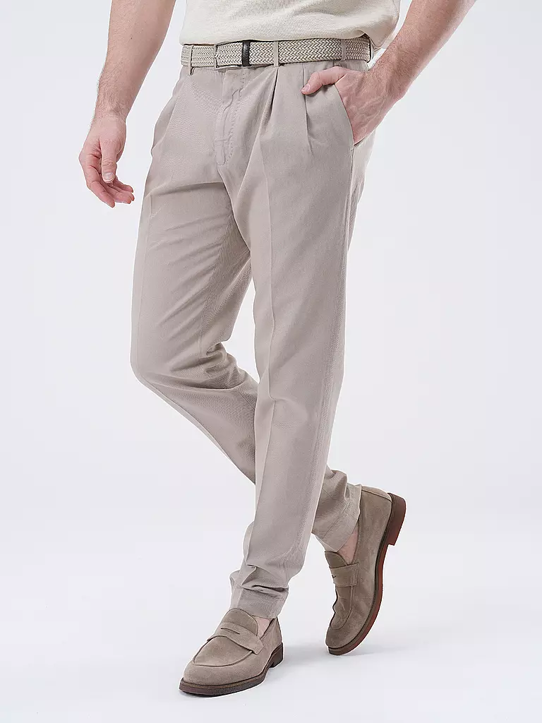 INCOTEX | Chino Tapered Fit | weiss