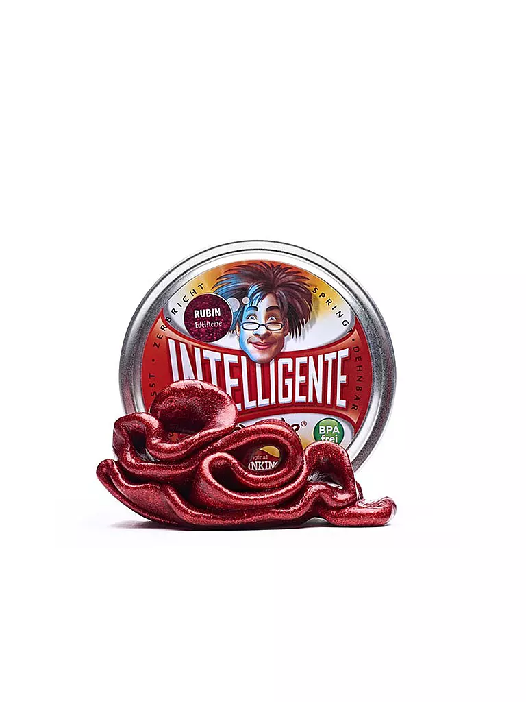 INTELLIGENTE KNETE | Intelligente Knete - Edelsteine Rubin | transparent