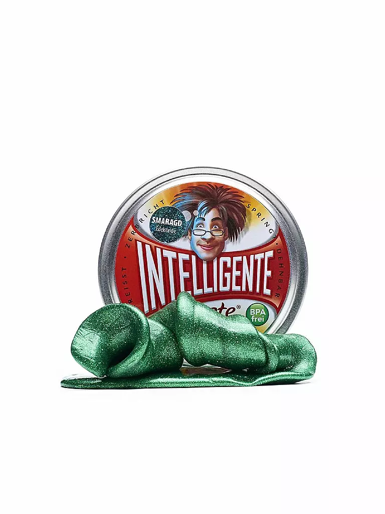 INTELLIGENTE KNETE | Intelligente Knete - Edelsteine Smaragd | transparent