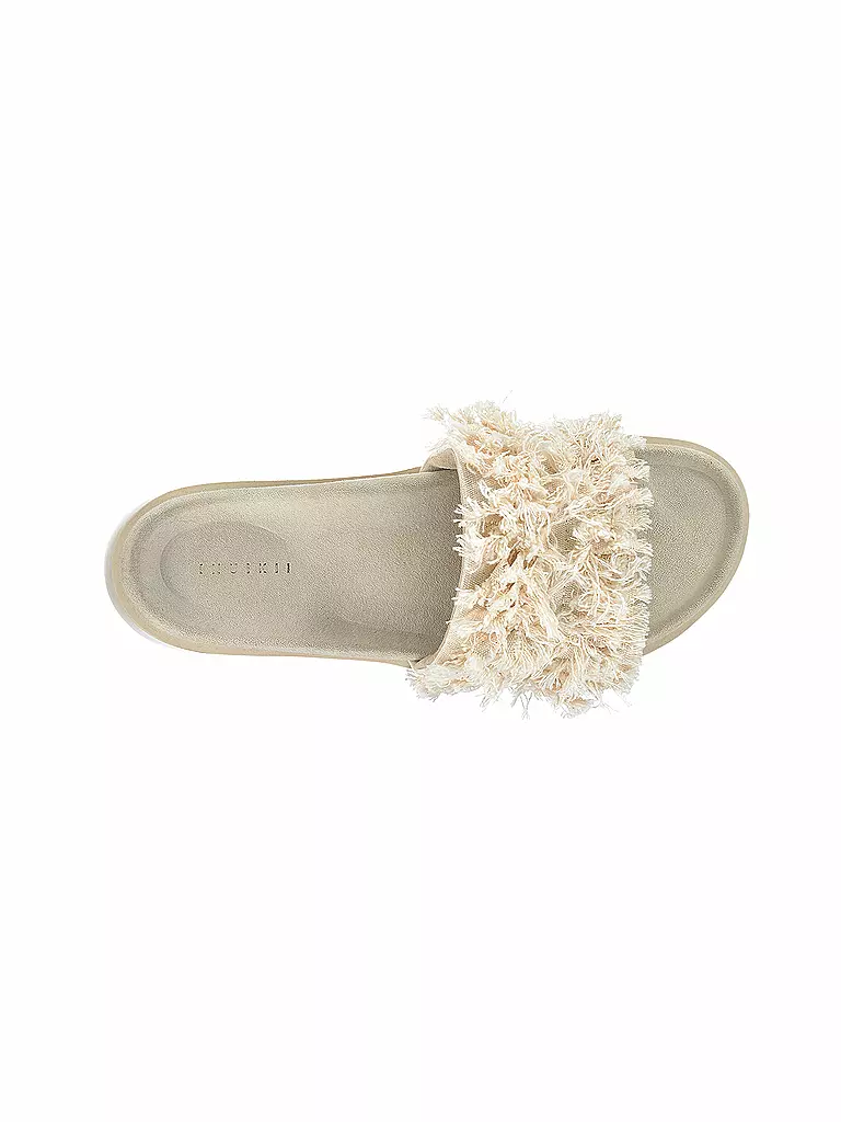 INUIKII | Pantoletten FRAYED BAND | creme