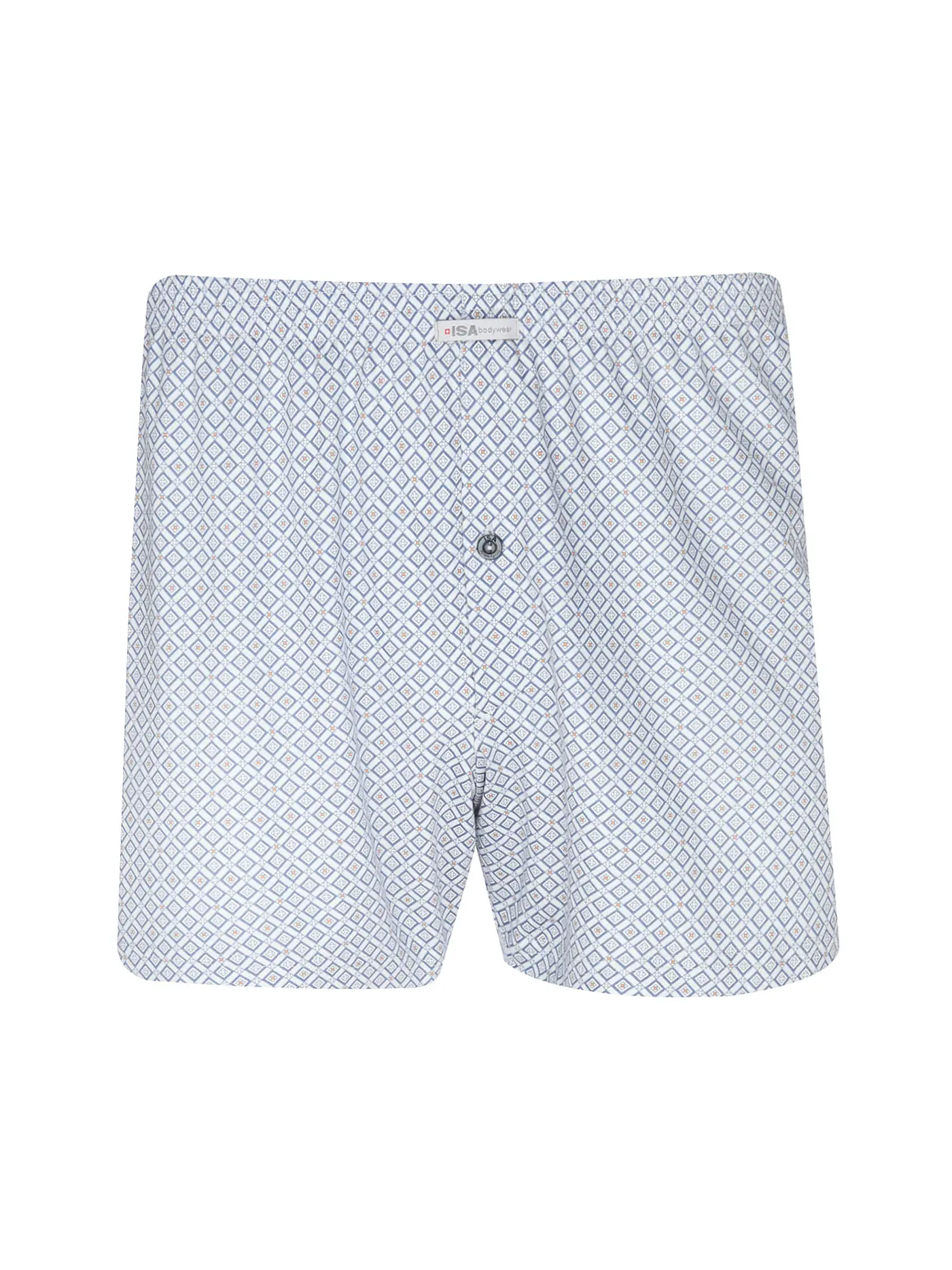 ISA | Boxershorts blau bedr. | blau