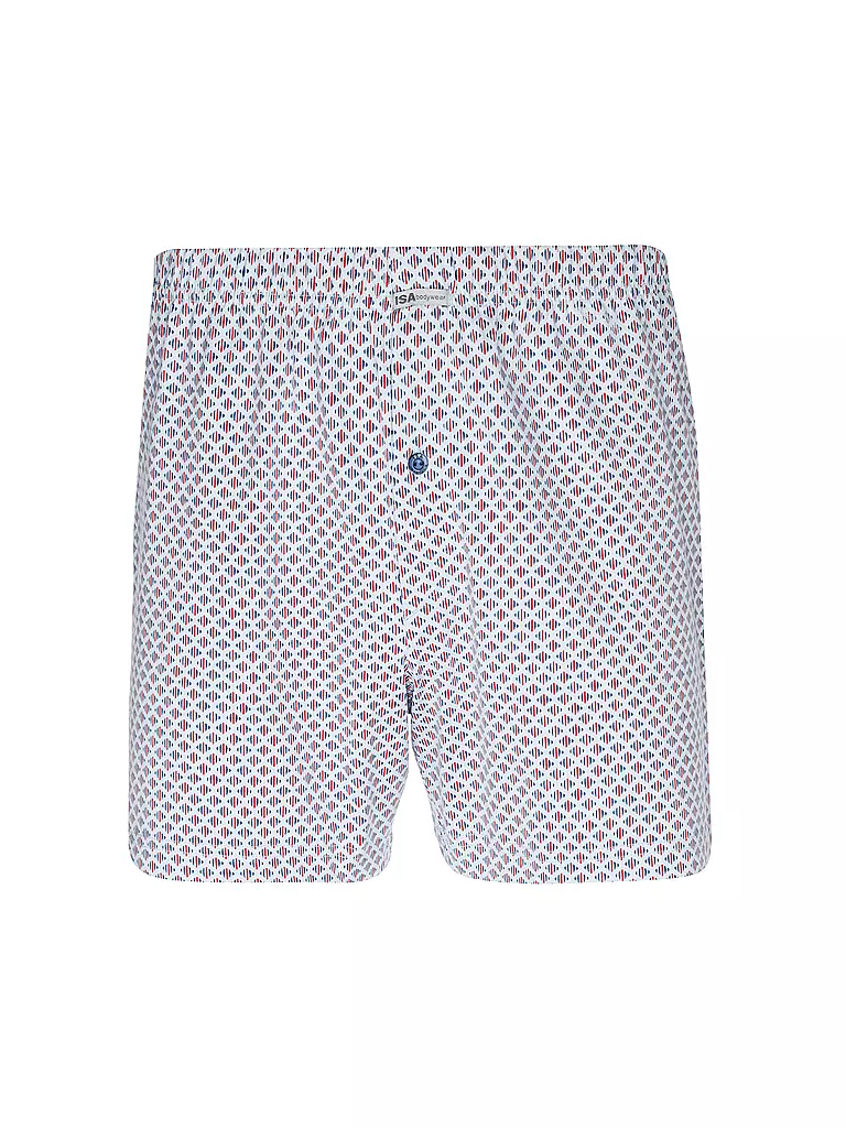 ISA | Boxershorts blau bedr. | blau