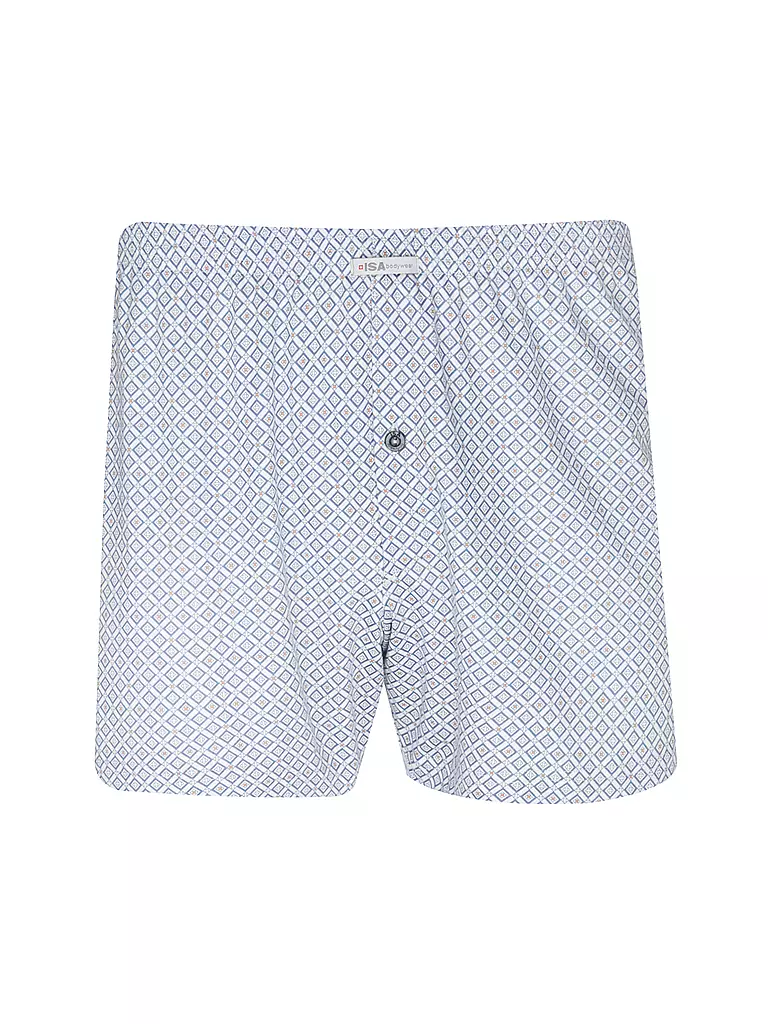 ISA | Boxershorts blau bedr. | blau