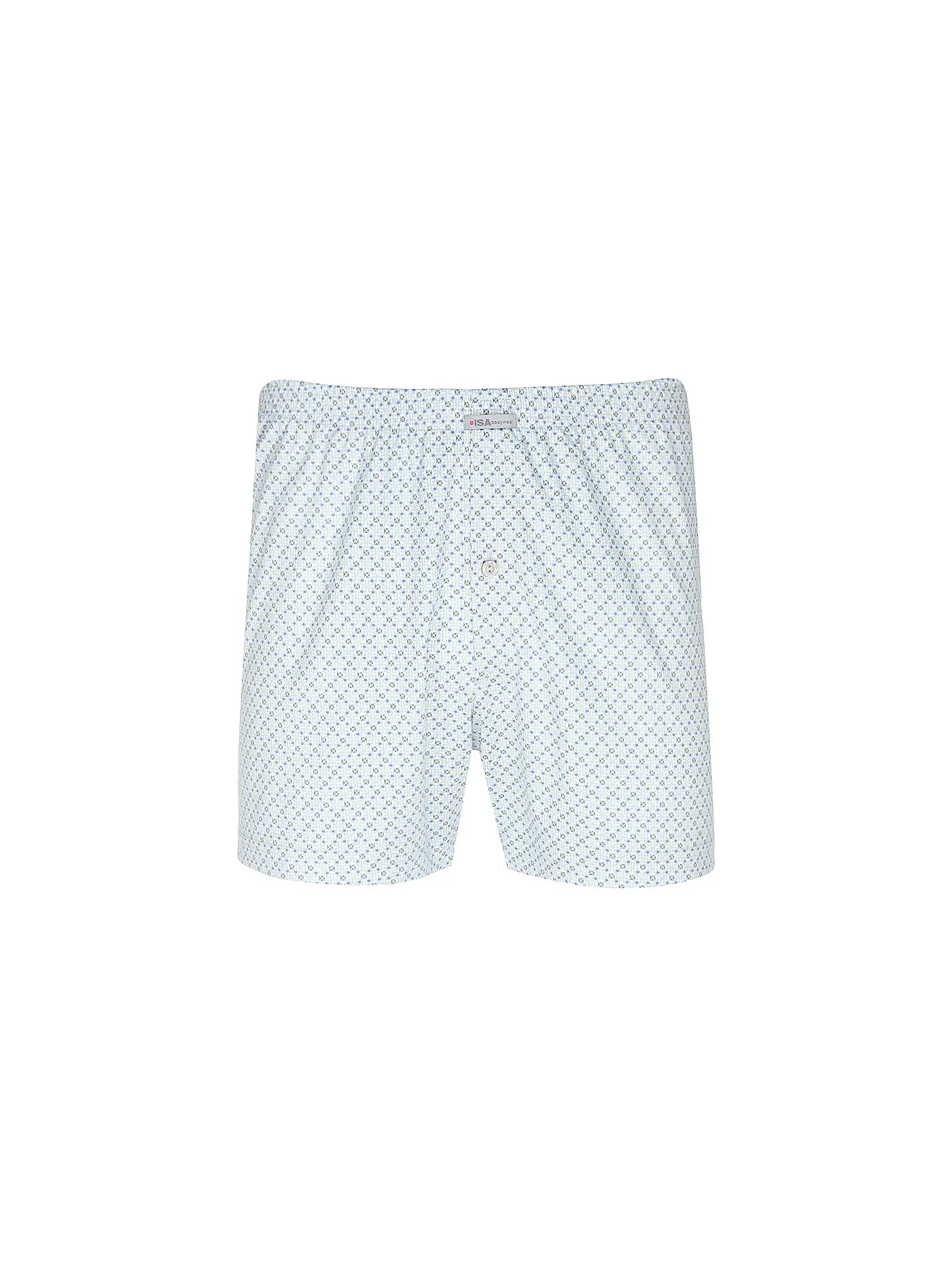 ISA | Boxershorts blau bedruckt | blau