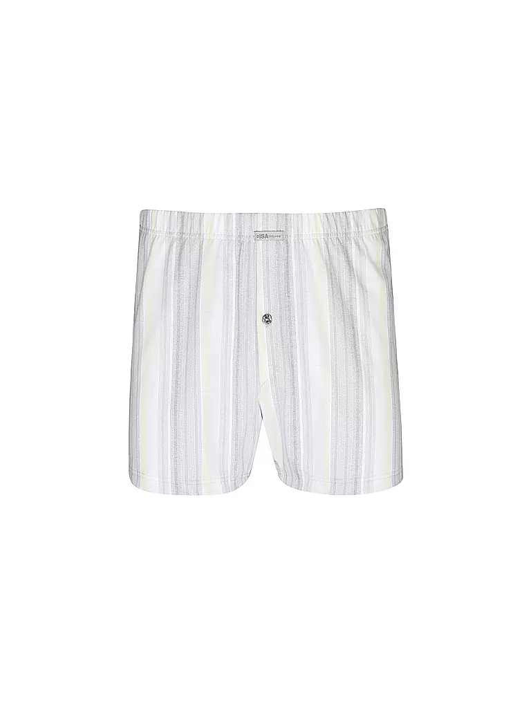 ISA | Boxershorts gelb | hellgrau