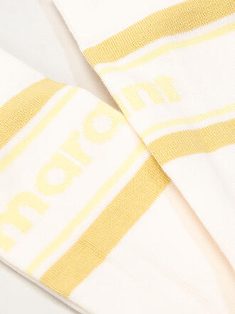 ISABEL MARANT | Socken DONA ecru / yellow