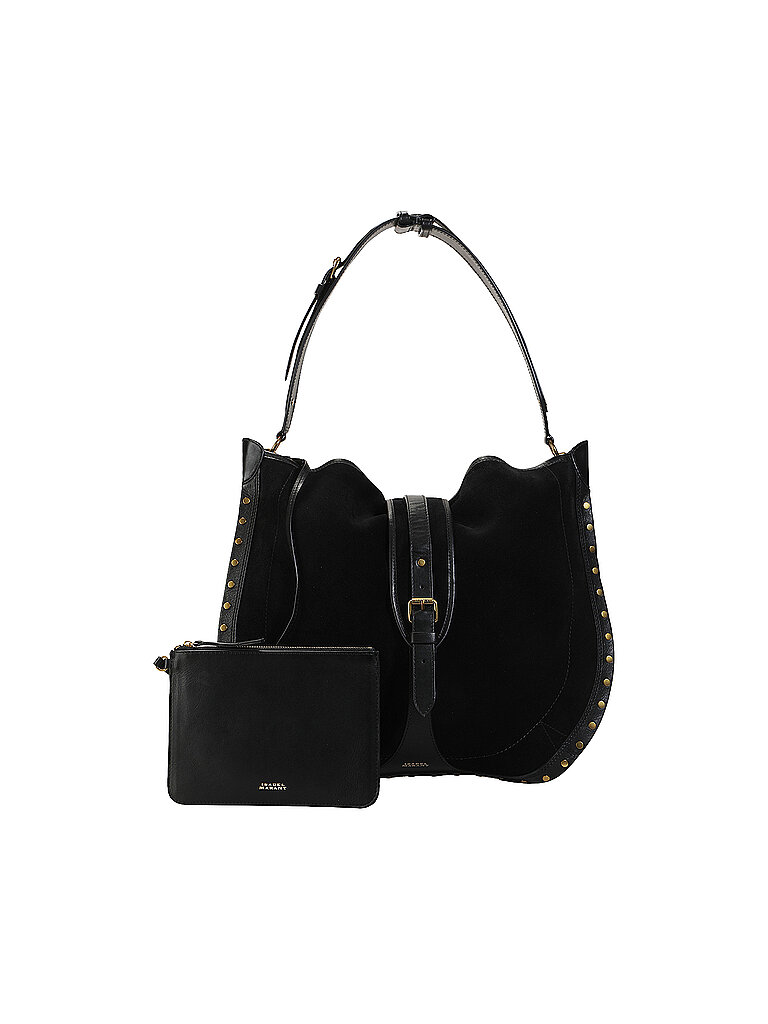 ISABEL MARANT Ledertasche - Hobo Bag OSKAN HOBOSOFT schwarz