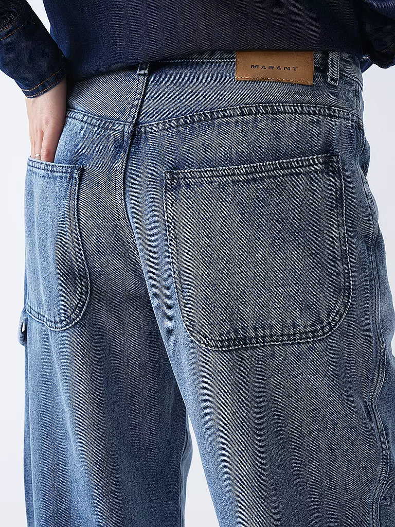 ISABEL MARANT | Jeans Straight Fit FLUID | hellblau