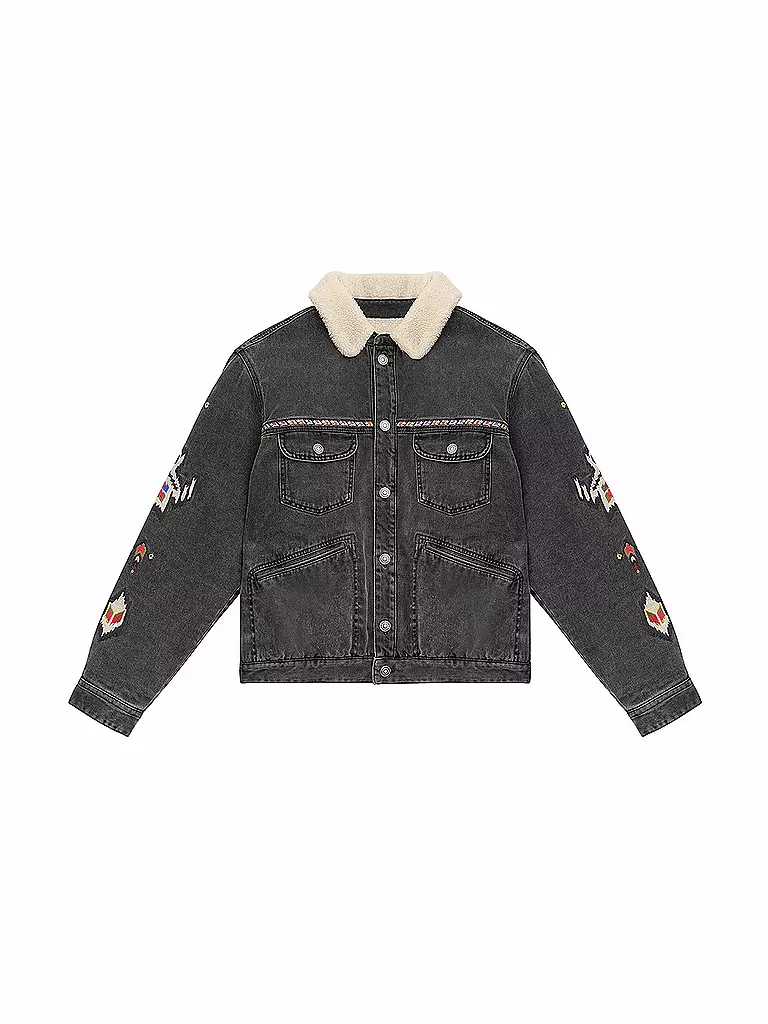 ISABEL MARANT | Jeansjacke JENSON | grau