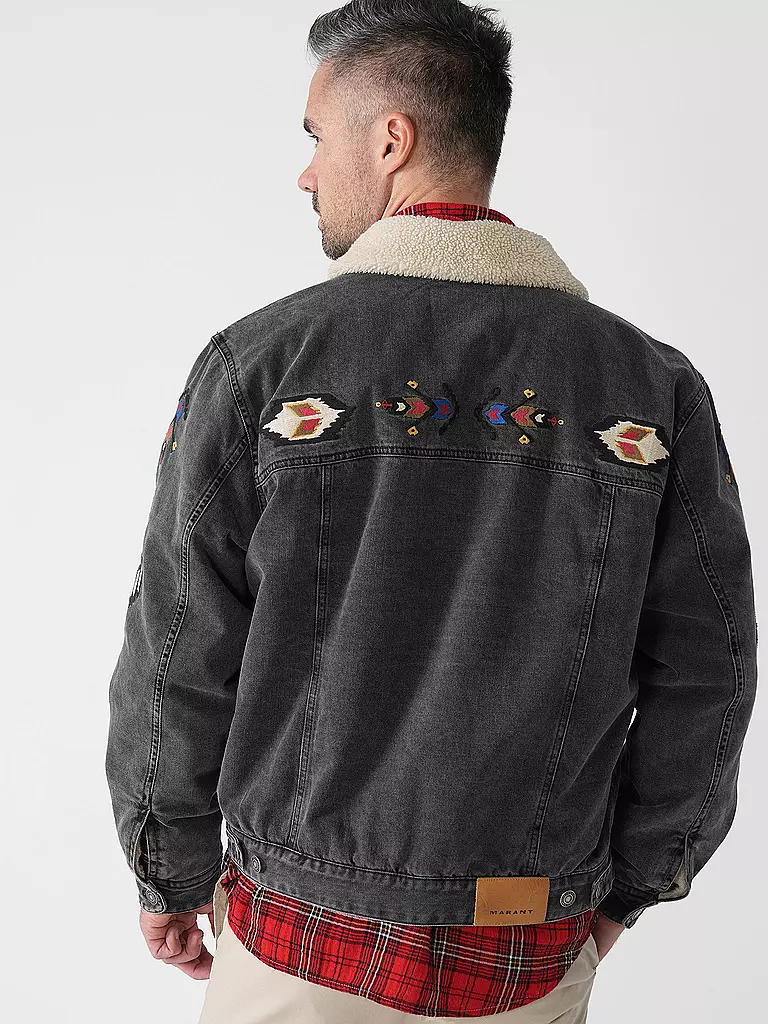 ISABEL MARANT | Jeansjacke JENSON | grau