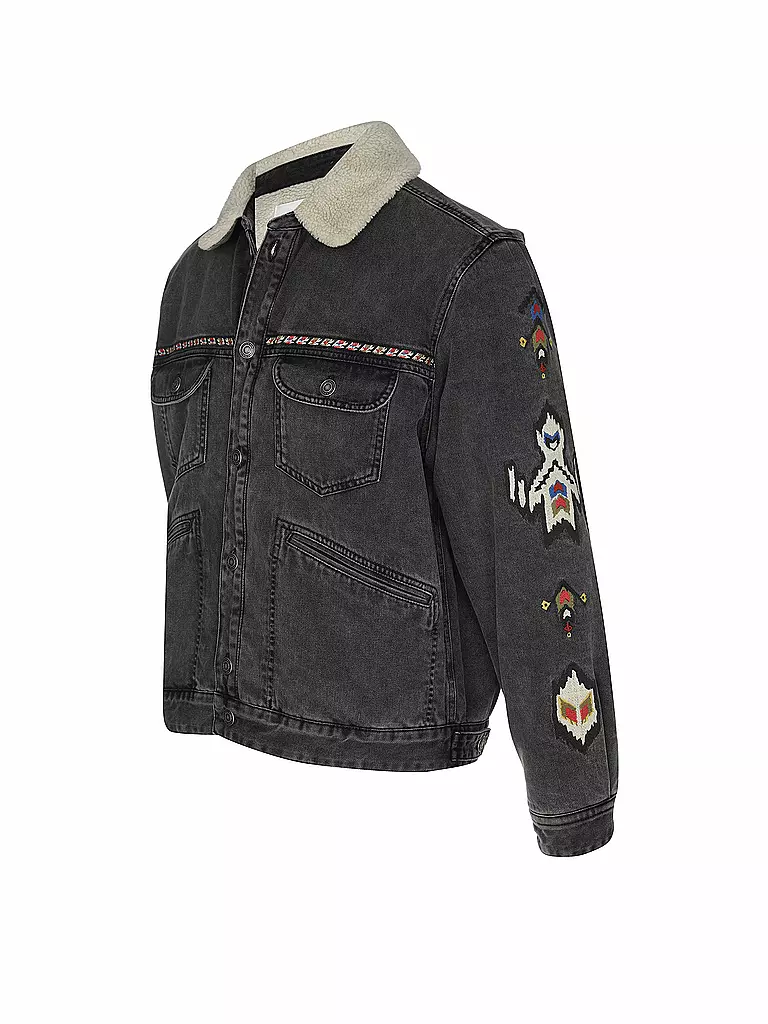 ISABEL MARANT | Jeansjacke JENSON | grau