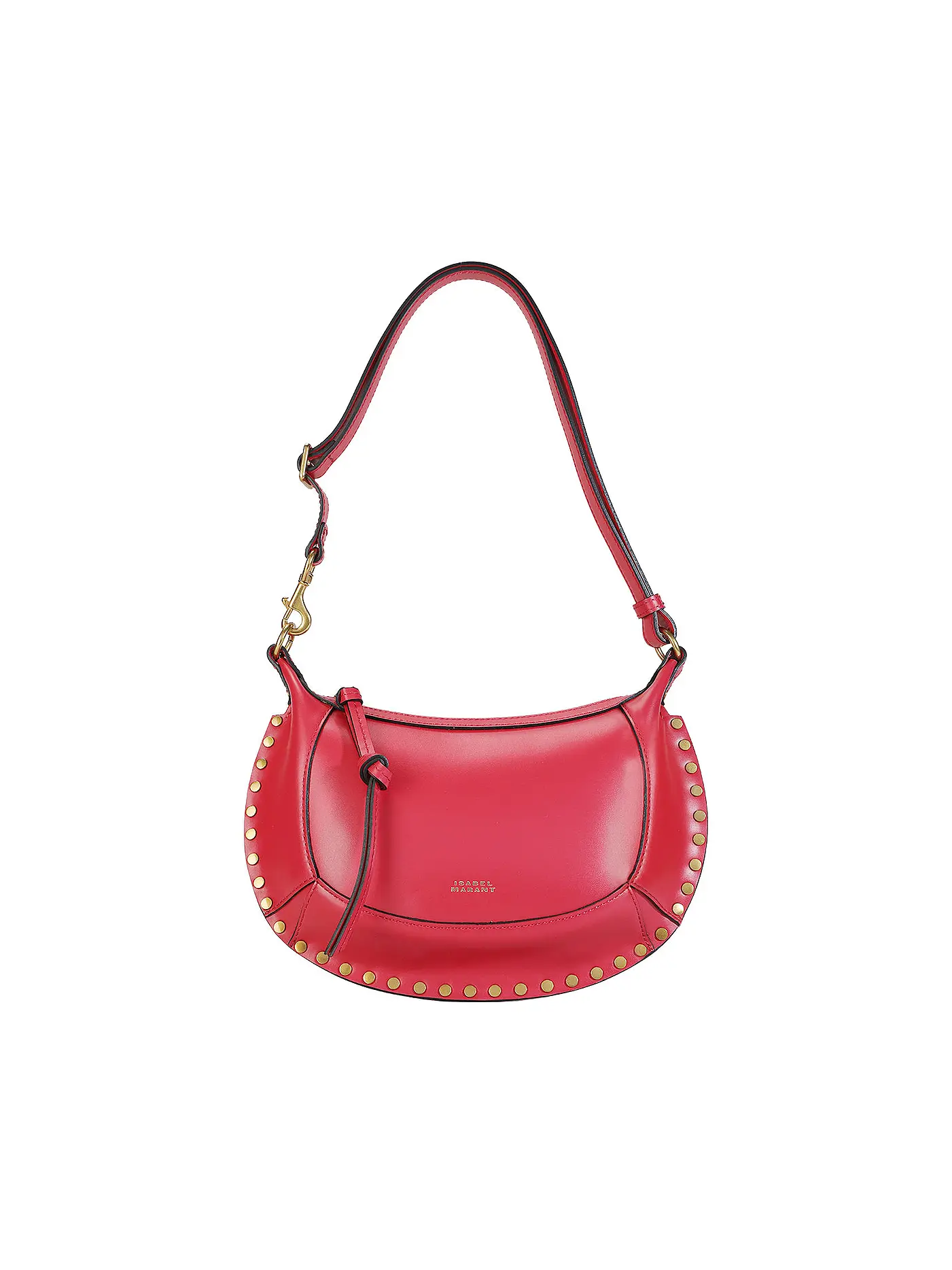 ISABEL MARANT | Ledertasche - Schultertasche OSKAN MOON | rot