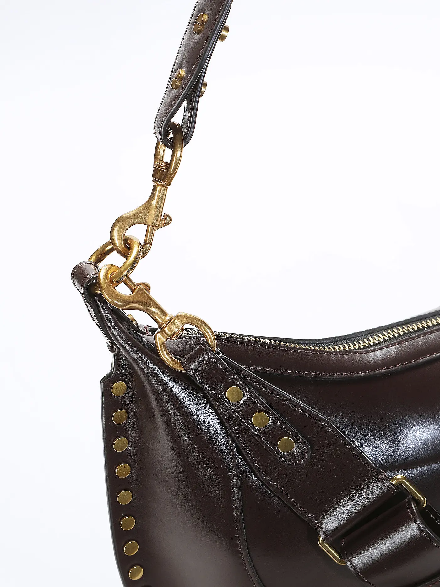 ISABEL MARANT | Ledertasche - Umhängetasche OSKAN | braun