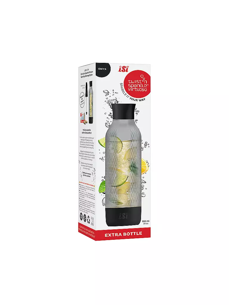 ISI | Flasche TWIST'N SPARKLE VIRTUOSO 0,95l  Grey | grün