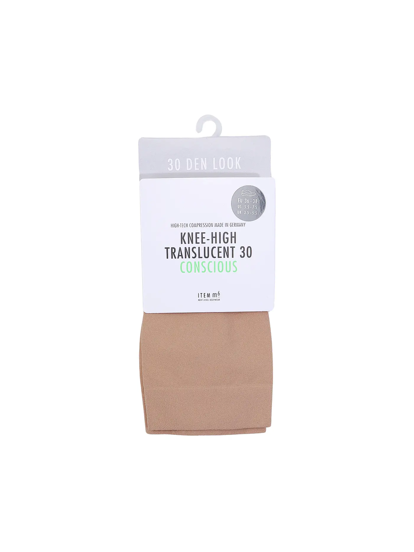 ITEM M6 | Kniestrümpfe 30DEN CONSCIOUS | beige